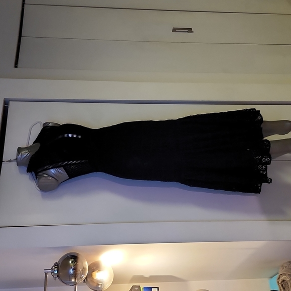 Rebecca Taylor 0 Black Lace Dress new - Picture 4 of 8